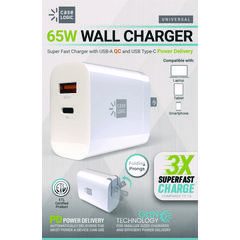 CHARGER,65W WALL CHARG,WH
